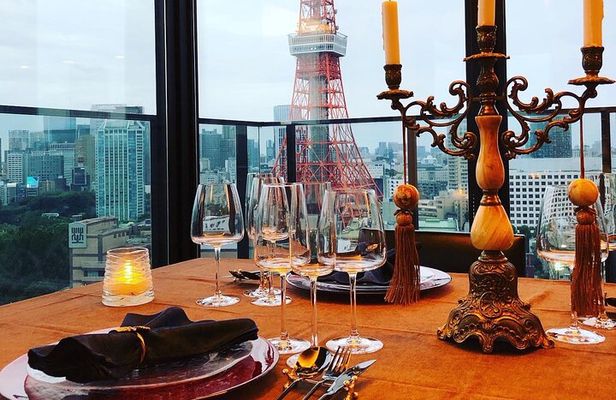 Japanese Homestyle Dinner Party with Prime View of Tokyo Tower