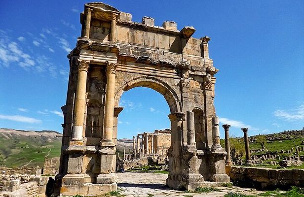 Djemila Roman Ruins in a Private Day