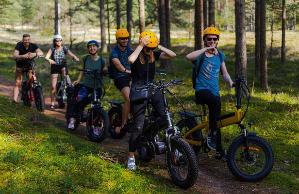 Guided Ebike Tour on Forest Roads and Trails Near Riga