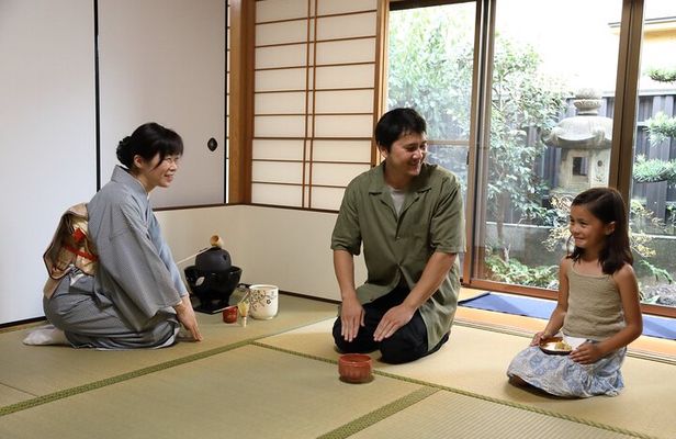 Kyoto near Fushimiinari Wagashi making&Small Group Tea Ceremony