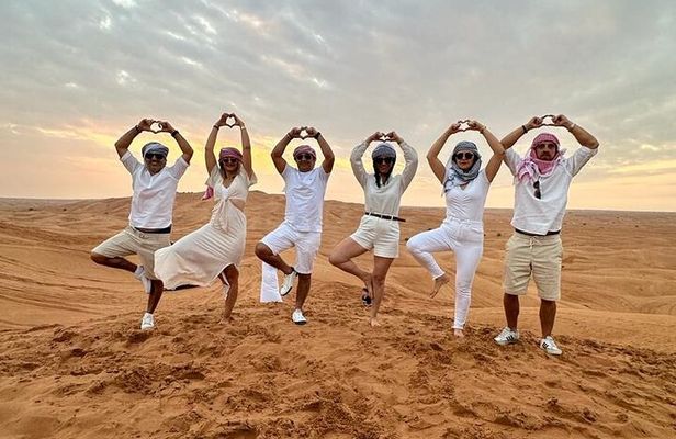 Morning Desert Safari - Dune Bashing Camel Ride & Sand Boarding 