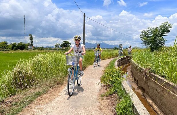 HOI AN Biking Vegetable Village, Basket Boat, Coconut Forest