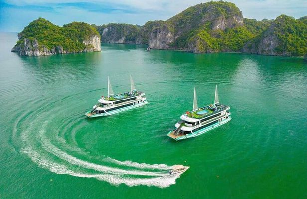 AMETHYST DAY CRUISE The Most Luxury Day Tour Explore Halong Bay