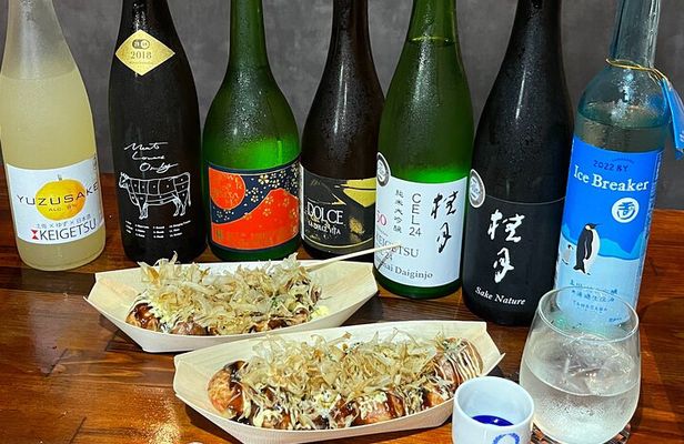 Osaka SAKE Tasting with Takoyaki DIY