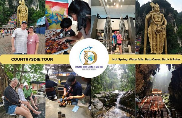 Countryside Tour Waterfall, Hot Springs & Batu Caves With Lunch
