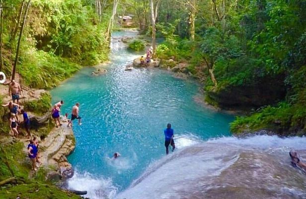 Ocho Rios Dunns River & Blue Hole Combo Trip from Montego Bay