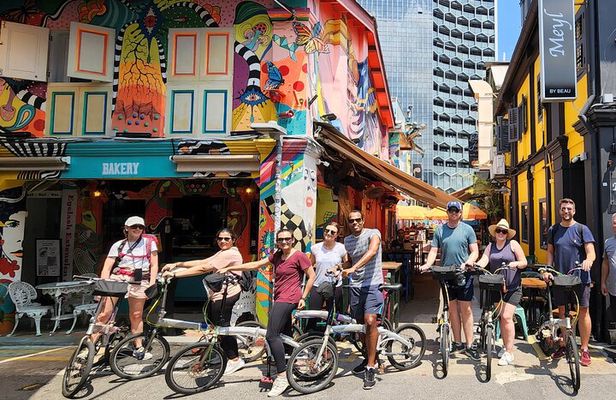 Singapore Food & Bike Tour - Downtown