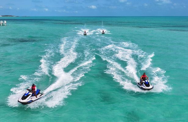 Jet Ski Adventure in Crystal Waters of Turks and Caicos