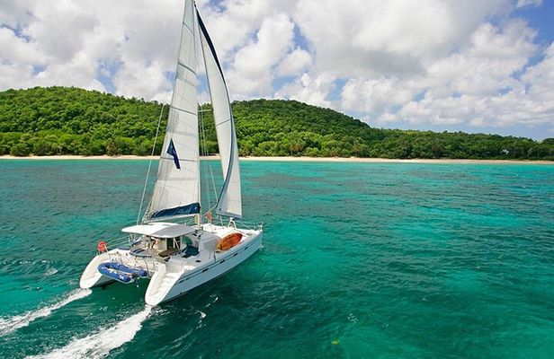 Catamaran Trip to Ile au Cerfs with Lunch and GRSE waterfall
