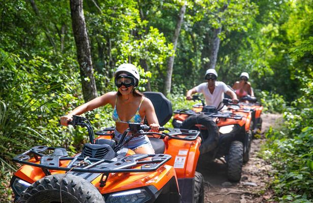 ATV Single, Tulum Ruins & Underground Cenote from Cancun
