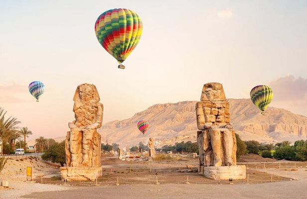 Hurghada:2-Day Luxor Tour with Sunrise Hot Air Balloon and Cruise