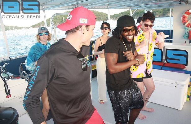 Afternoon Snorkel, Pizza & Sunset Tour departing from St. Thomas & St. John