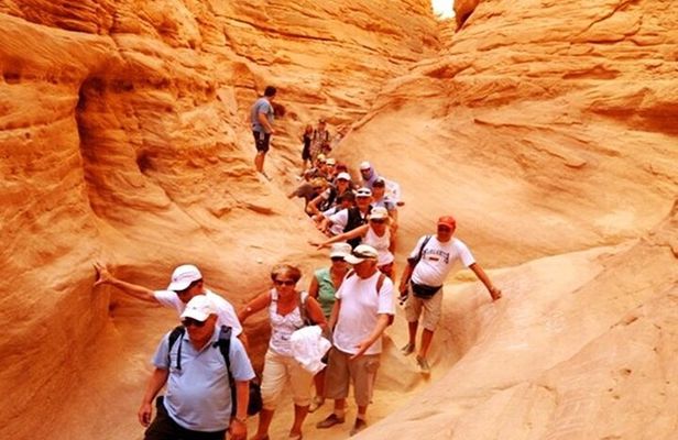 Jeep Safari in Salama Color Canyon & Dahab Tour from Sharm