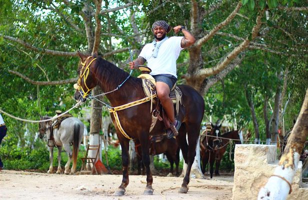 ATV Ziplines, Cenote, Lunch, Horseback Riding and Tequila Tasting