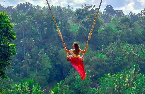 Bali Swing Activities and Tanah Lot Sunset Tour