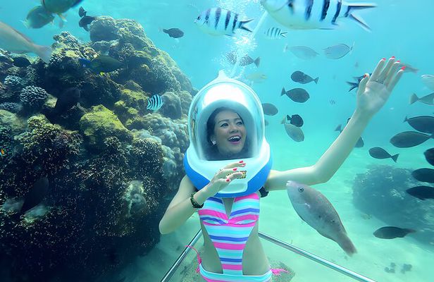 Bali Sea Walking and Telaga Waja Rafting Trip Adventure
