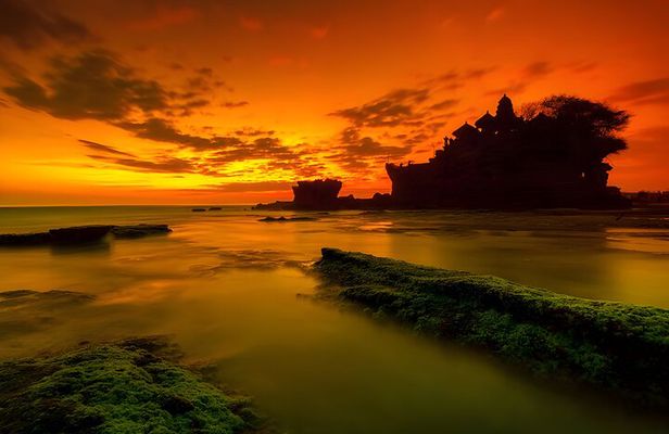Ubud Waterfall and Tanah Lot Sunset Tour Packages