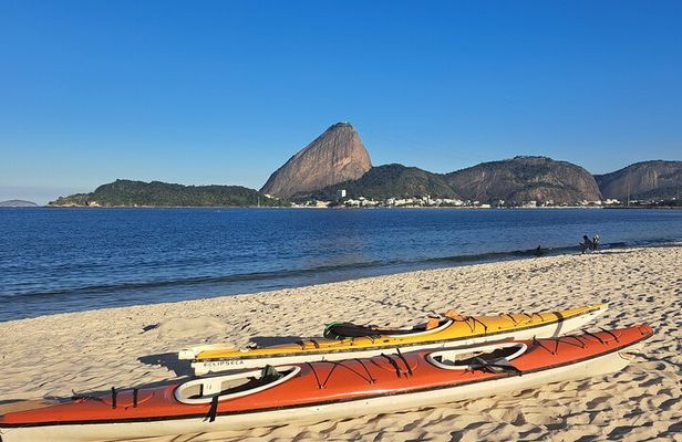 Ocean Kayaking In The Sea Of Rio De Janeiro