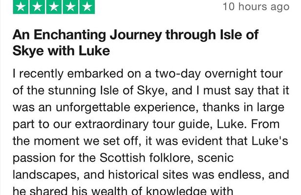  'Luke Skye-Walkers' 3 Day Isle of Skye Adventure + Hike Options