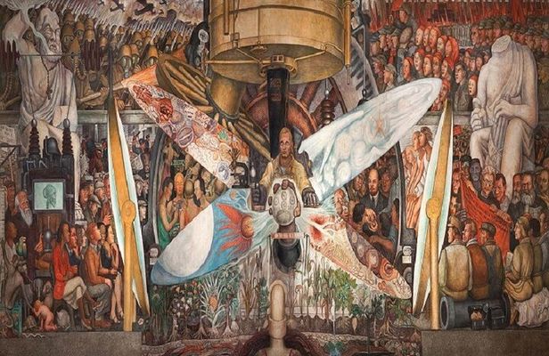 Walking Tour - Impressive murals in Historical Center of Mexico City