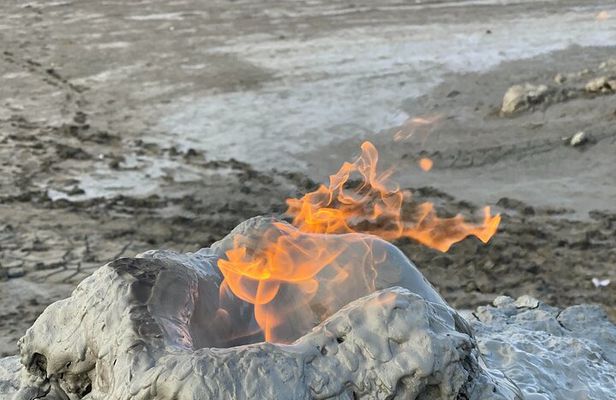 Qobustan rock arts, Mud Volcanoes, Fire temple Ateshgah, Yanardag
