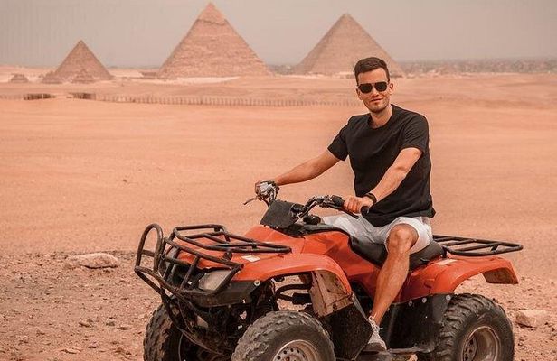1 Hour ATV Quad Bike Private Tour around Giza Pyramids