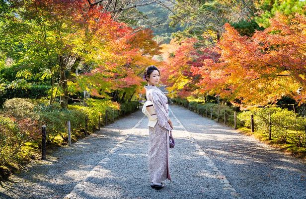 Self Guided Tour with Kimono Experience in Kyoto