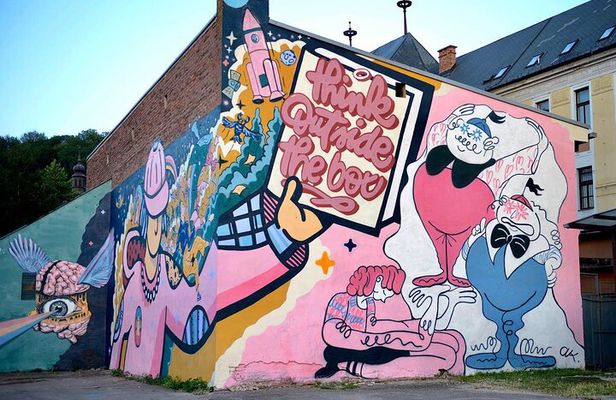 Small Group Walking Street Art Tour in Trenčín