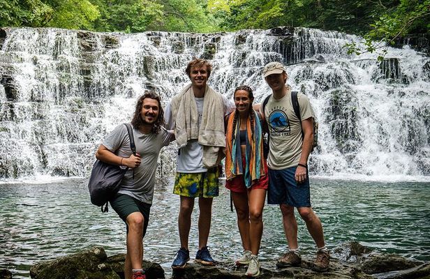 Waterfall Wonders Hiking Tour with Brewery Stop from Nashville