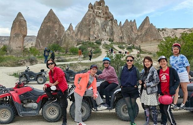Capadocia atv tour through fairy chimneys and love valley
