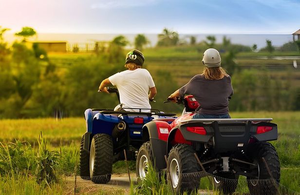 Bali ATV Ride Adventure and Ubud Rice Terrace, Waterfall Tour