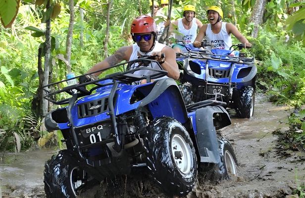 Bali ATV Ride Adventure and Kintamani Ubud Waterfall Tour