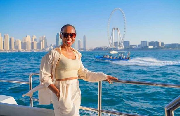 Marina Dubai Luxury Yacht in Dubai with (BF)