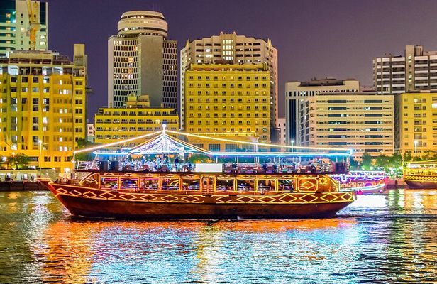 Dhow Cruise Dinner in Creek with Transfer