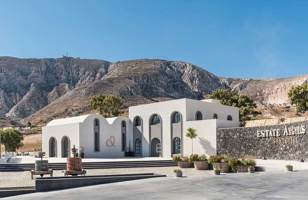 Santorini Private Wine Tasting Tour in two or three Wineries