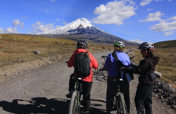 ebike around Cotopaxi Volcano