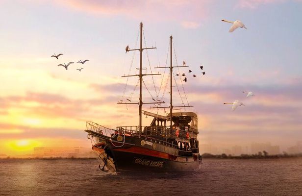 Black Pearl Pirate Boat Sightseeing Cruise with Transfers