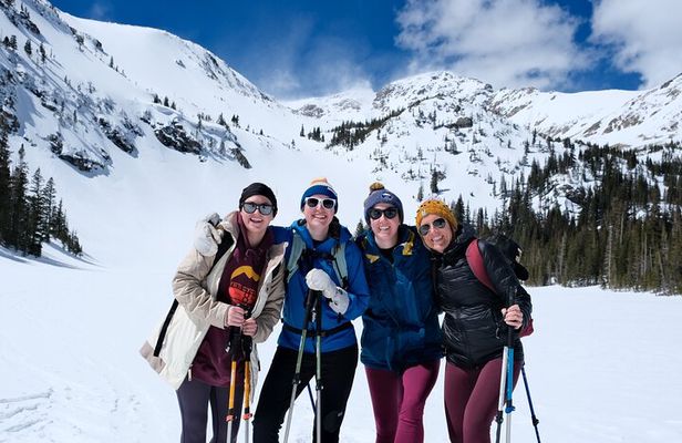 Snowshoeing in Rocky Mountains
