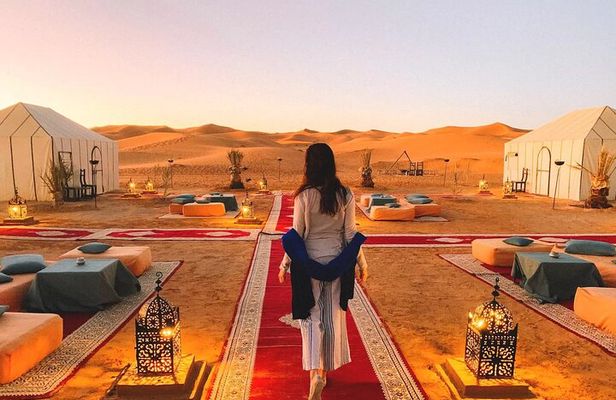 From Marrakech To Fes: 3-Day Desert Tour, Quad-Camel, Dinner Show