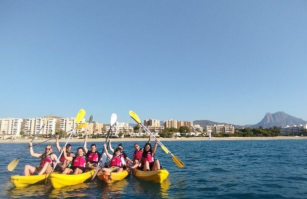 Kayak Route Through Villajoyosa Coves from Alicante