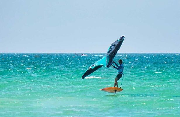 Private Wing Foil lesson in Cacun from Isla Blanca