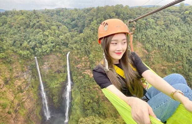 Pakse Zipline Experience in Tad Fane Waterfall