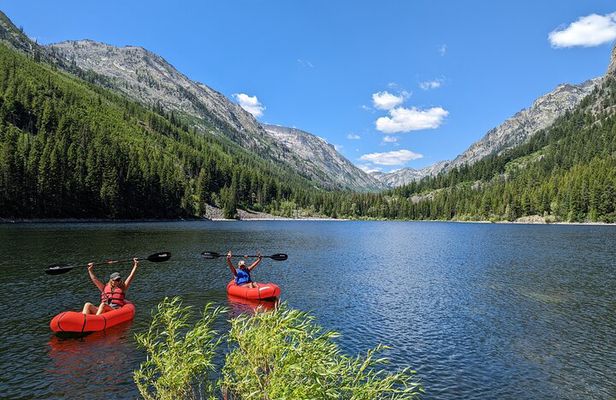 Alpine Lake Float and Guided Hike in the Bitterroot Mountains