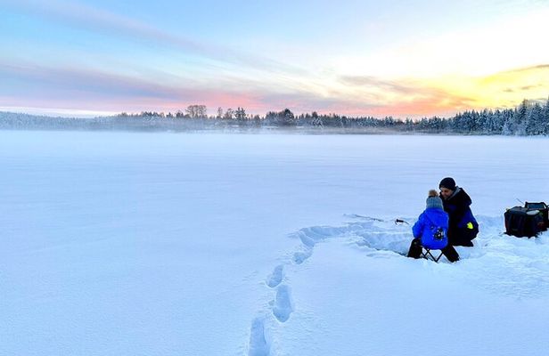 Ice Fishing in Rovaniemi