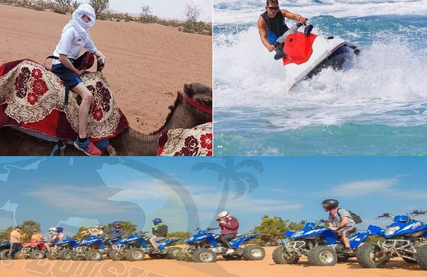 A Day of Quad Dromedary and Jet Ski with Lunch in Agadir