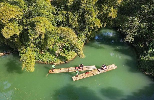 Bamboo Rafting at Martha Brae River & Lunch At Scotcheis 
