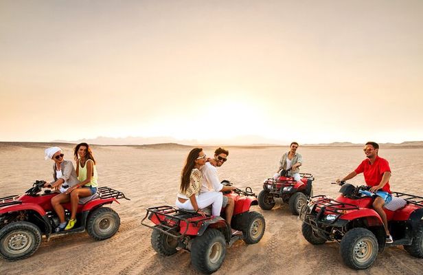 Morning Desert Safari with Quad biking and Sand Boarding