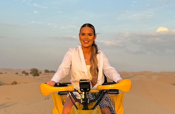 Morning Safari Dune Bashing ATV Bikes Camel Ride Sandboarding