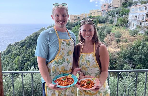 Small-Group Cooking Class in Positano: Gnocchi, Tiramisù & Drinks