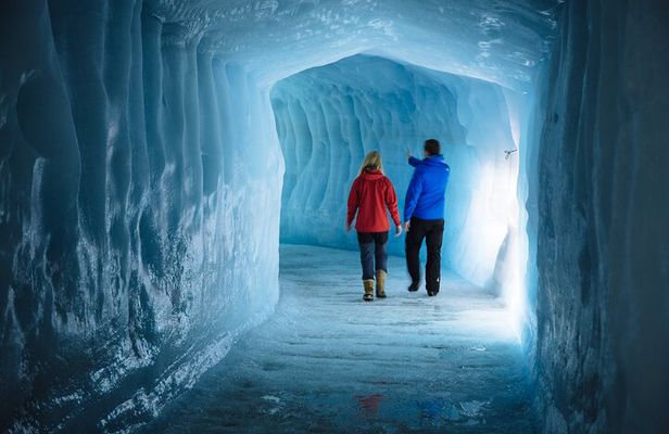 Private West Coast Waterfalls and Ice Cave Tour